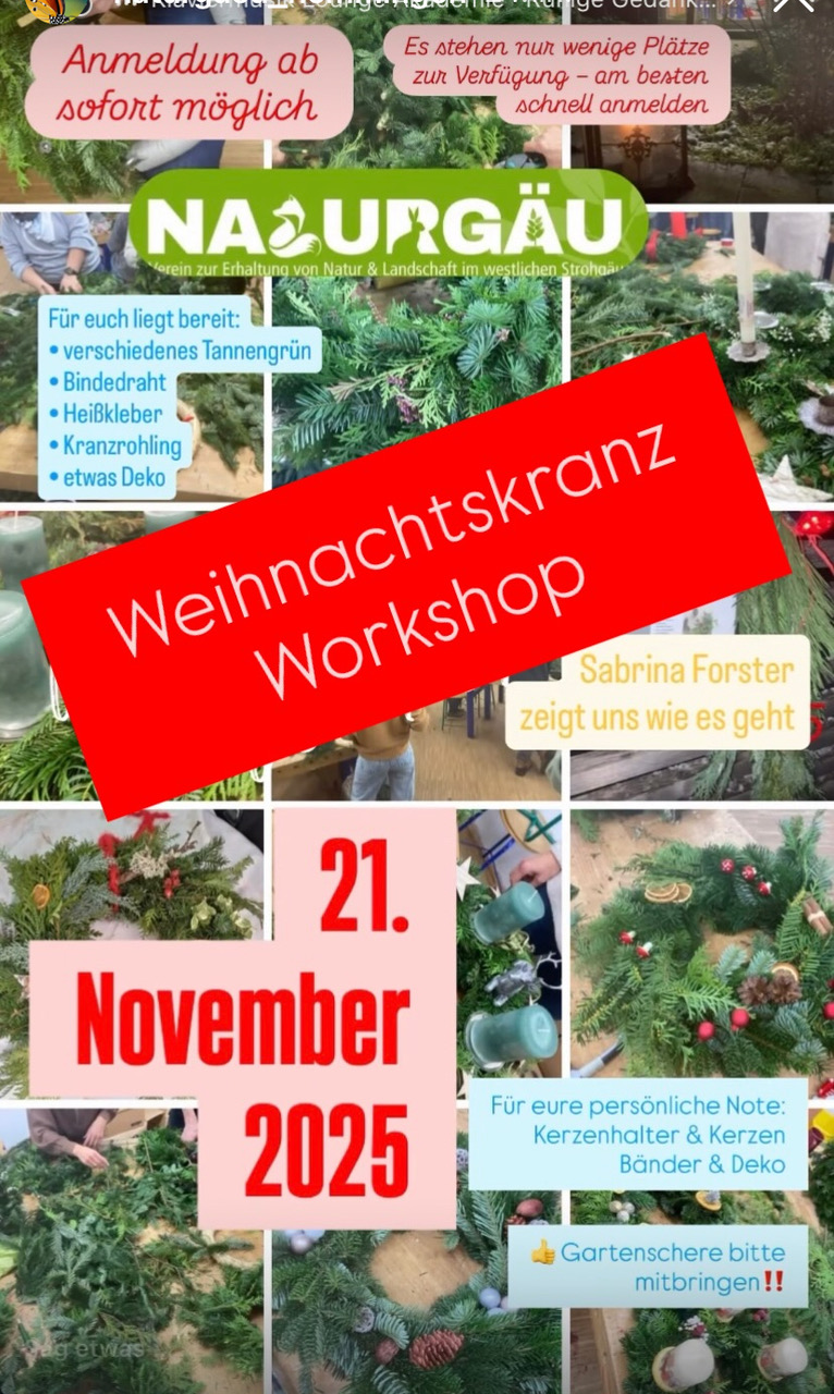 🌿 Einladung zum fröhlichen Kränze binden 🌿