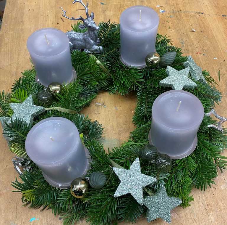 Ein rundum gelungenes Kränze-Binde-Erlebnis